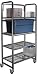 FTS Value-Four Shelf Mobile Storage Rack 141-110-12