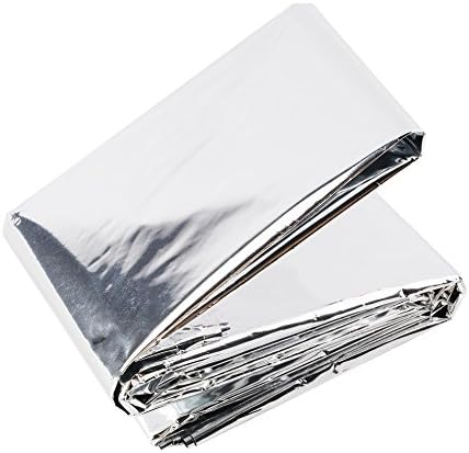 Outdoor Water Proof Emergency Survival Rescue Blanket Foil Thermal Space First Aid Sliver Rescue Curtain Military Blanket