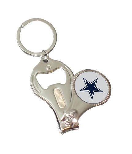 NFL Dallas Cowboys 3-in-1 Nailclipper Keychain