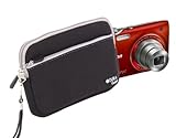 Black Water-Resistant Neoprene Camera Case For Nikon COOLPIX S3100, COOLPIX ....