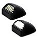 CARREP LED License Plate Light Assembly,36pcs LED 6500K White for Chevy Silverado 1500 2500 3500 GMC Sierra Suburban,Pack of 2 (6500K+BLACK)
