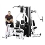 Body Solid SELECTORIZED Home Gym with Lamar Advantage Walk-Thru Recumbent Exercise Bike EXM3000LPS_3450