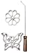 Kitchen Supply 7285 Rosette Iron Set, Meadow