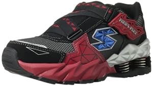 Skechers Kids 95595L Cerium Sneaker,Black/Red,1 M US Little Kid