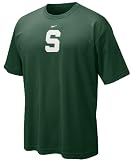 Nike Michigan State Spartans Green Dri-FIT Mascot T Shirt
