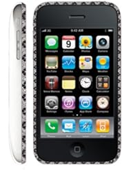 Apple iPhone 3GS 32GB White - Black and White Diamonds