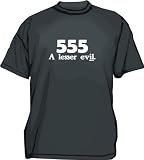 555 A Lesser Evil Kids T Shirt 2T thru Youth XL by