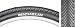 Michelin Country Rock 26 x 1.75 Wire Bead Black Tire.