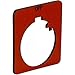 Square D 9001KN204RP Pushbutton/Selector Switch, Legend Plate RED, ""OFF"", 30 mm, 1.7x1.7 Inches