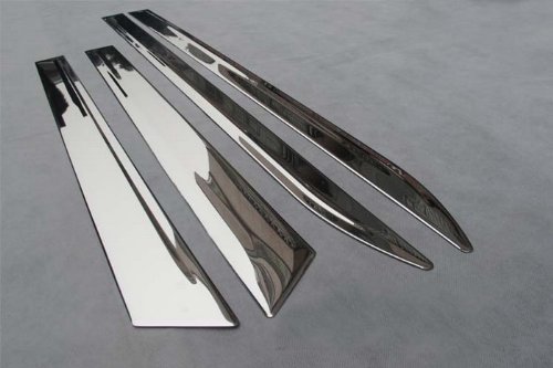 Auto Parts Body Door Side ChromeMolding Trim Stainless Steel 4pcs Fit For 2010 2011 2012 2013 Cadillac SRX
