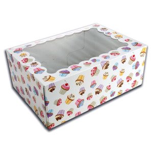 Cupcakes Galore Cupcake Window, Standard, 6-cavity, 3/pkg.