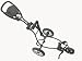 Linksman Golf X-9 Series 3 Wheel Golf Push Pull Cart