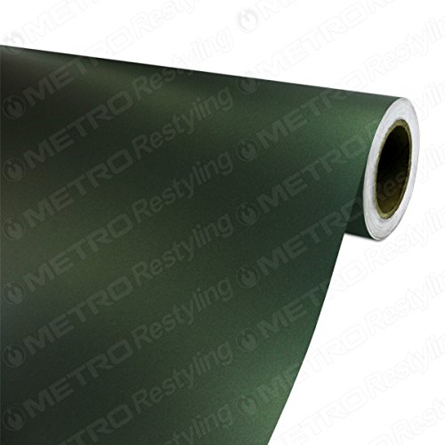 3in x 5in (SAMPLE SIZE) 3M MATTE PINE GREEN METALLIC M206 Scotchprint Car Wrap Vinyl Film 1080 Series