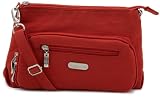 Baggallini Everyday Bagg- Solid Nylon Crinkle,Tomato,One Size