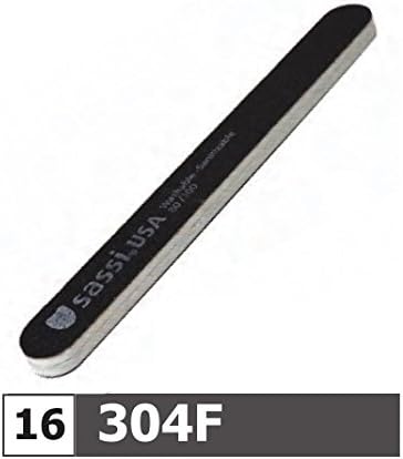 Sassi 80/100 Grit Zebra Jumbo Cushion E/B 25 pieces, Professional, salon , pedicure, manicure, nail art, nail block, sanding paper, emery board, miracle shiner, washable, sanitizable, shiner, buffer, buffer block, cosmetic