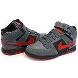Nike 6.0 Junior Mogan Mid 2 Shoes - Dark Grey / Varsity Red / Black