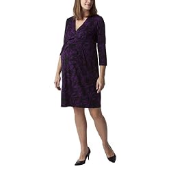 Liz Langeandreg; for Targetandreg; Maternity V-Neck Pleated Empire Dress -Purple/Ebony