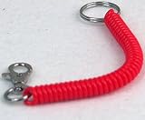 Hy-ko Wrist Coil Key Ring With Clip
