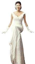 Sleeveless Mermaid Belted Lace Spring Summer Fall Winter Prom Dress 