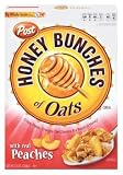 Post Honey Bunches Of Oats with Real Peaches Cereal 14.5 oz