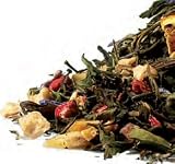 Banana-Strawberry Luxury Flavoured Green Loose Leaf Tea 50g golden pouch