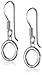 Amazon Collection Sterling Silver Open Circle Necklace and Earrings Jewelry Set