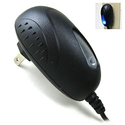 Premium Black Rapid Home Travel Wall Charger with Build-in Blue LED and IC Chip for Apple Iphone 3G, 3GS, 3G-S, Iphone 1st Generation, Ipod Nano 5, 5th Generation, 5th Gen Ipod Nano 4th 2nd Generation, IPod Touch, IPod Touch 2nd Generation