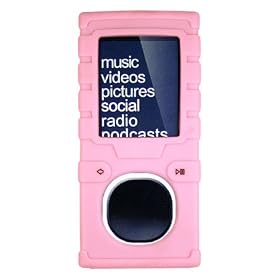 Deluxe Kroo Zune Silicone Skin for Microsoft Zune 4gb 8gb + Sports Workout Armband + Removable Beltclip + Bonus Universal Screen Protector Kit.