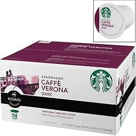 Starbucks Caffe Verona K-Cup for Keurig Brewed (54 Count):  Grocery &amp; Gourmet Food