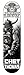 Darkstar Chet Thomas Shutter (Silver) Skateboard Deck - 7.6 Inch