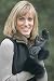 Women's Leather Gloves with Fur Trim