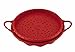 Circulon Tools 6-Quart Collapsible Silicone Steamer Insert, Red