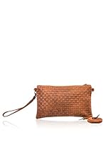 Carla Belotti Bolso de mano Pouch Light Brown Catarina (Marrón Claro)