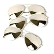UB Mirror Lens Aviator Sunglasses 3-Pack