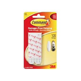 3M Command 17023P Large Mounting Replacement Strips