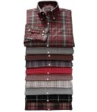Traveler Long Sleeve Patterned Cotton Buttondown Sportshirt