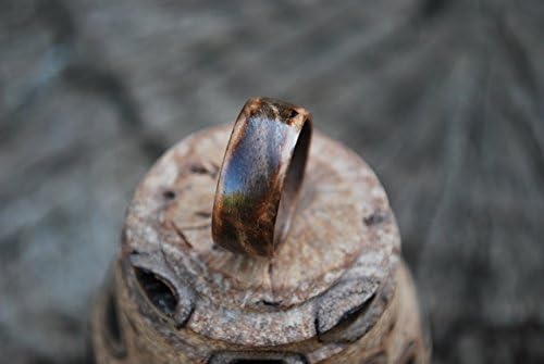 Black Walnut Burl Bentwood Ring