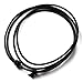 Sturdy Beach Choker Surf Necklace Adjustable Genuine 2mm Round Black Leather Cord 16-32