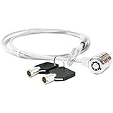 Leegoal Keyed Notebook/Laptop Security Lock Steel Cable with Key