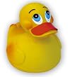 Rubber Duckie - Classic Duck (Size: 3" x 3")