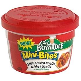 Chef Boyardee Microwavable Mini Bites Pasta Shells & Meatballs 7.5 oz