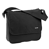 Travelite Basics Messenger Tasche, schwarz, 37x33x10 cm, 11 liters, 96296