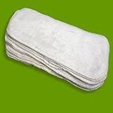 10x Little Lamb Bamboo Nappy Night Time Booster Liners Size 1