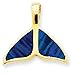 14k Created Opal Whale Tail Slide title=