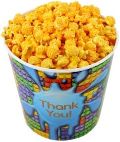 Signature Popcorn1-gallon Thank You! Lego Reusable Plastic Tin - Gourmet Cheddar Cheese Flavor