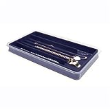 Necklace Organizer Tray in Midnight Blue