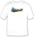 T-shirt with sheepdog, dog, meadow, herdsman, dogs, shepherd, sheepman, collie