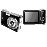 GE A830 - Digital camera - compact - 8.0 Mpix - optical zoom: 3 x - supported memory: MMC, SD, SDHC - black
