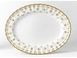 Spode Fleur de Lys Gold Open Oval Platter