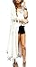 Bluetime Womens Lace Chiffon Half Sleeve Boho Cardigan Kimono Blouse Coat